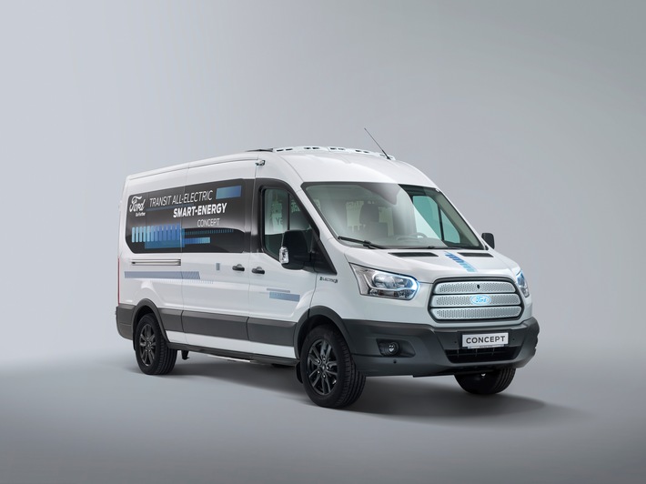 Ford präsentiert digital vernetzte Dienstleistungen und Services für sein elektrifiziertes Nutzfahrzeug-Angebot
