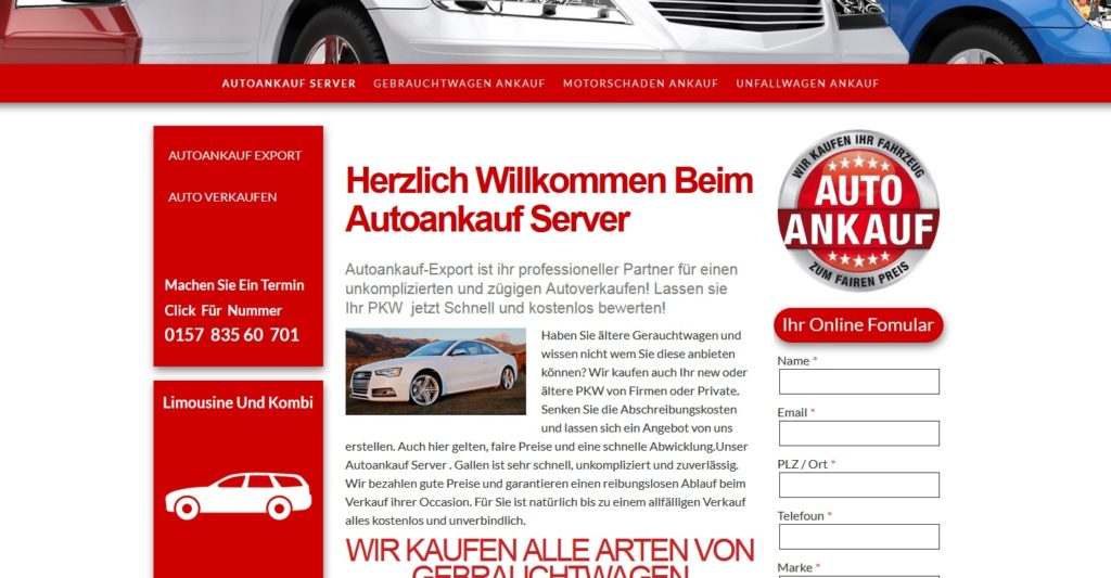 Autoankauf Essen: Auto verkaufen in Essen