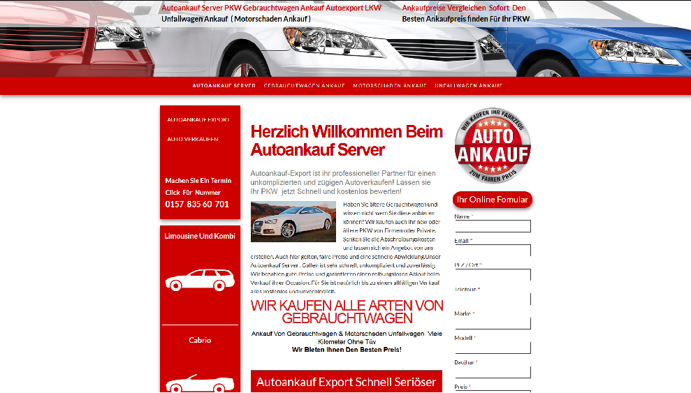 Extra Service bei Autoankauf-Exports