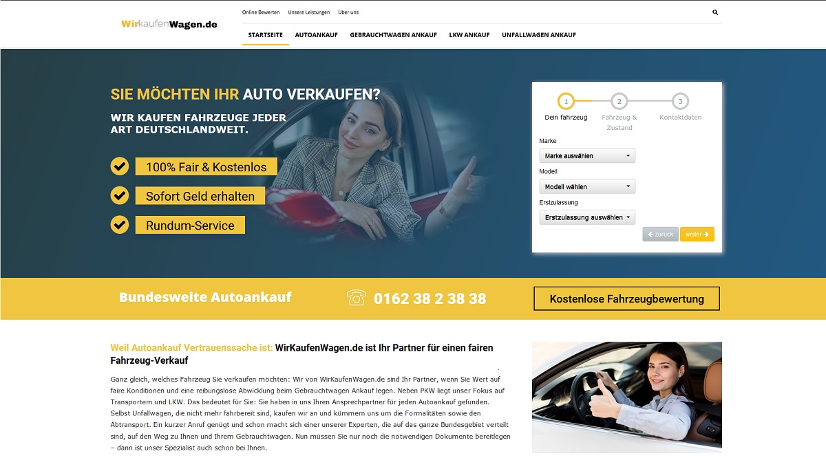 Gebrauchtwagen und Autoankauf in Wiesbaden Wirkaufenwagen.de Autoankauf in NRW