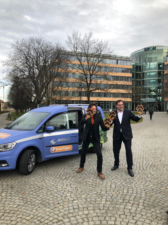 Ridepooling-Mobilitätsmacher im Münchner Norden: MVG ParkstadtTiger ist gestartet
