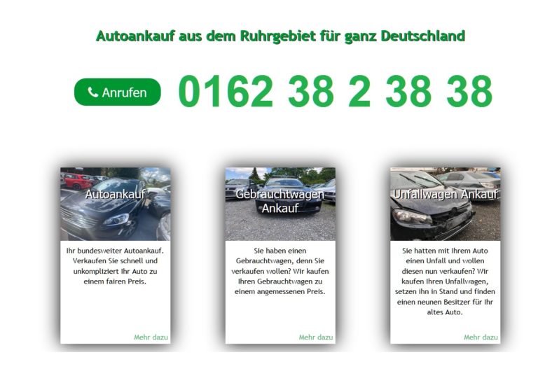 Autoankauf Dortmund: Hier verkaufen Sie problemlos Ihr gebrauchtes Auto