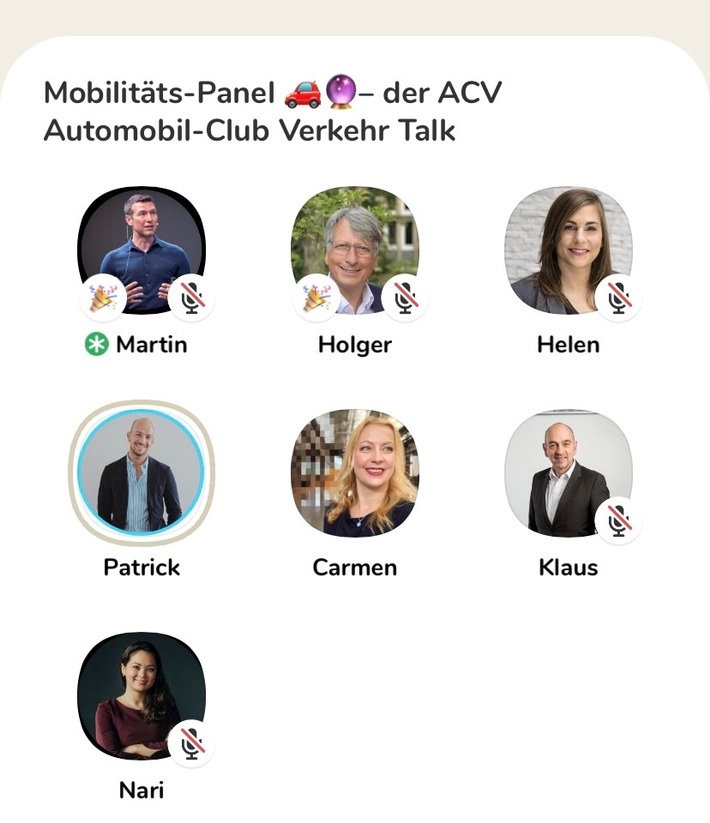 Clubhouse: ACV nutzt neue Network-App für Diskussion über Mobilität