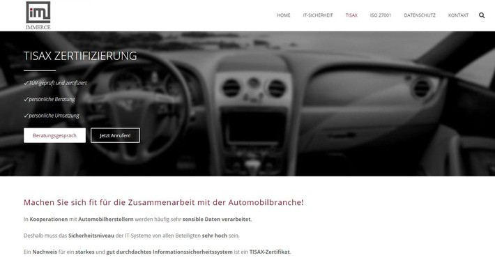 TISAX: Informationssicherheit für die Automobilbranche