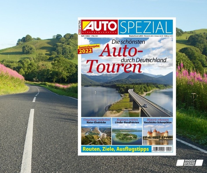 AUTO Straßenverkehr schickt seine Leser auf die schönsten Auto-Touren durch Deutschland