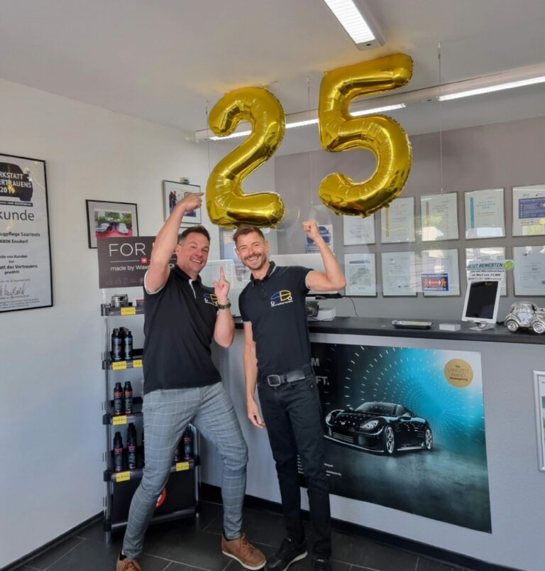27 Jahre Pflege auf höchstem Niveau: PB Fahrzeugpflege Saarlouis®