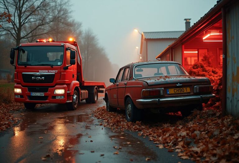 Schrottautos in Burscheid: Umfassende Autoverschrottung inklusive kostenloser Abholung und umweltbewusster Verwertung